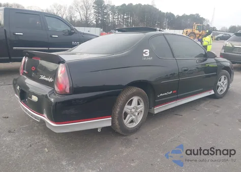 2002 Chevrolet Monte Carlo Ss z USA, uszkodzony, nr VIN 2G1WX15K129187546